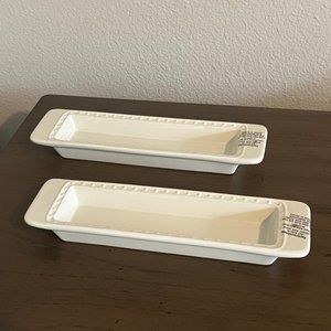 Nora Fleming Cracker Trays (2)